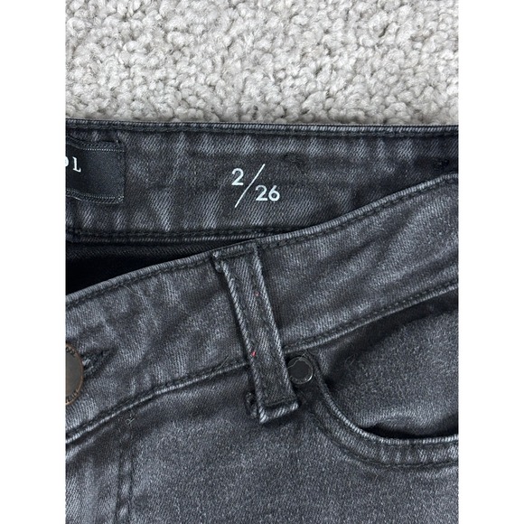 Liverpool Jeans Company The Skinny‎ Black Rinse Denim Jeans Size 2/26 - Picture 4 of 15